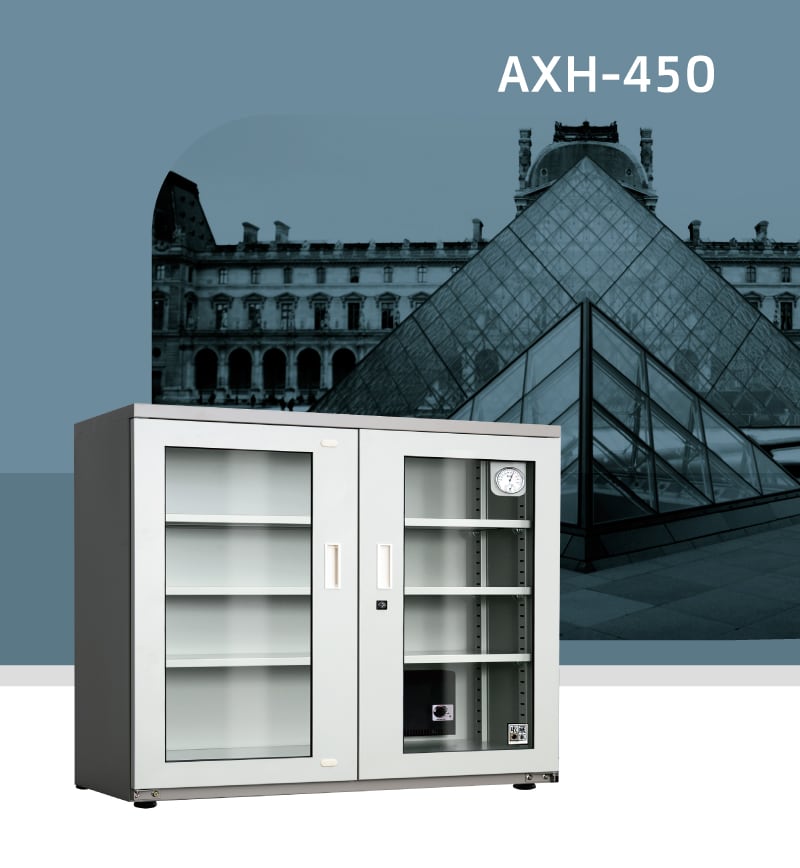 收藏家AXH-450M大型電子防潮櫃，檔案、文物、各種物料保存